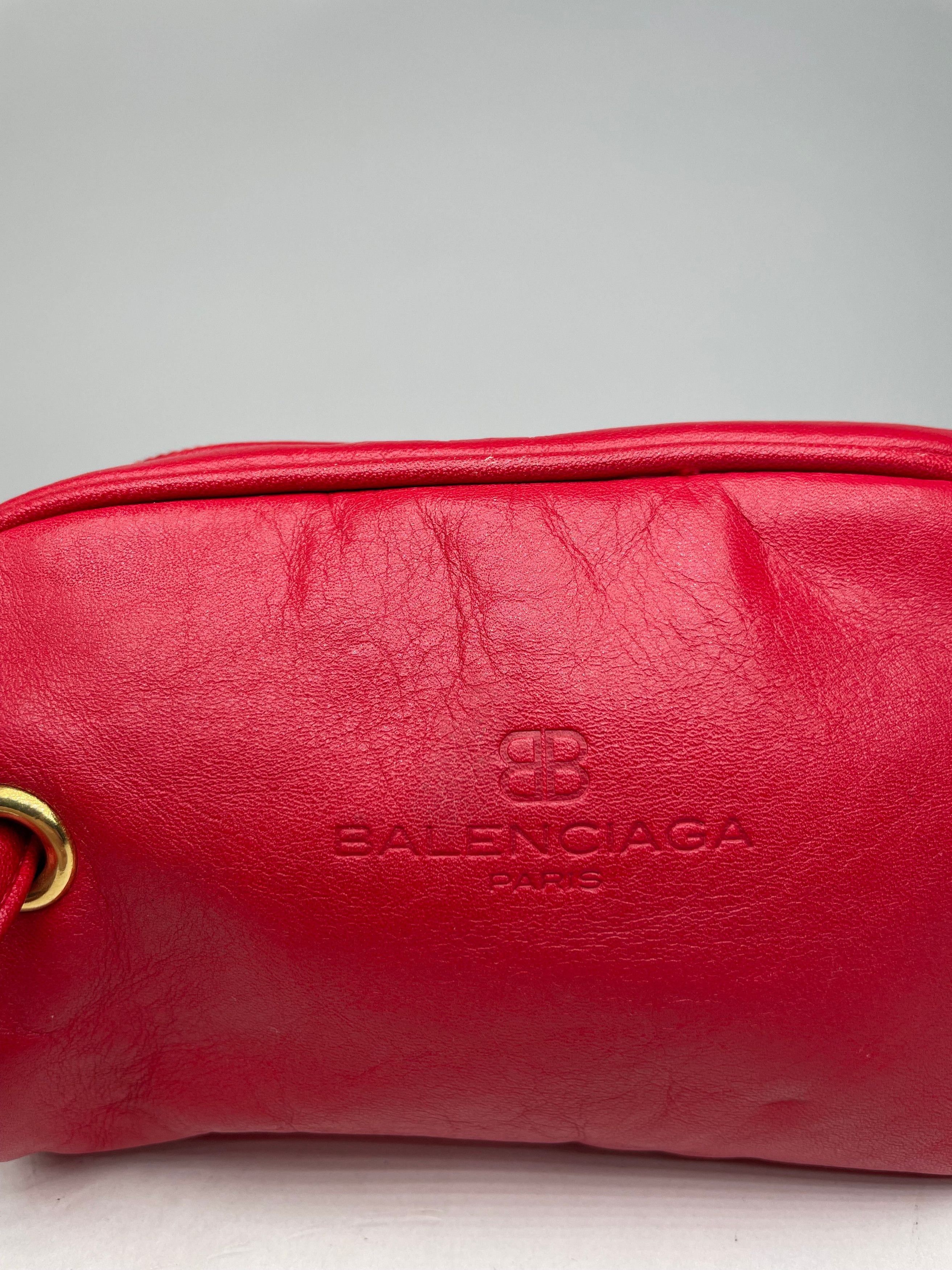 Balenciaga Vintage leather Bag / Clutch Red Size ONE SIZE - 9 Thumbnail