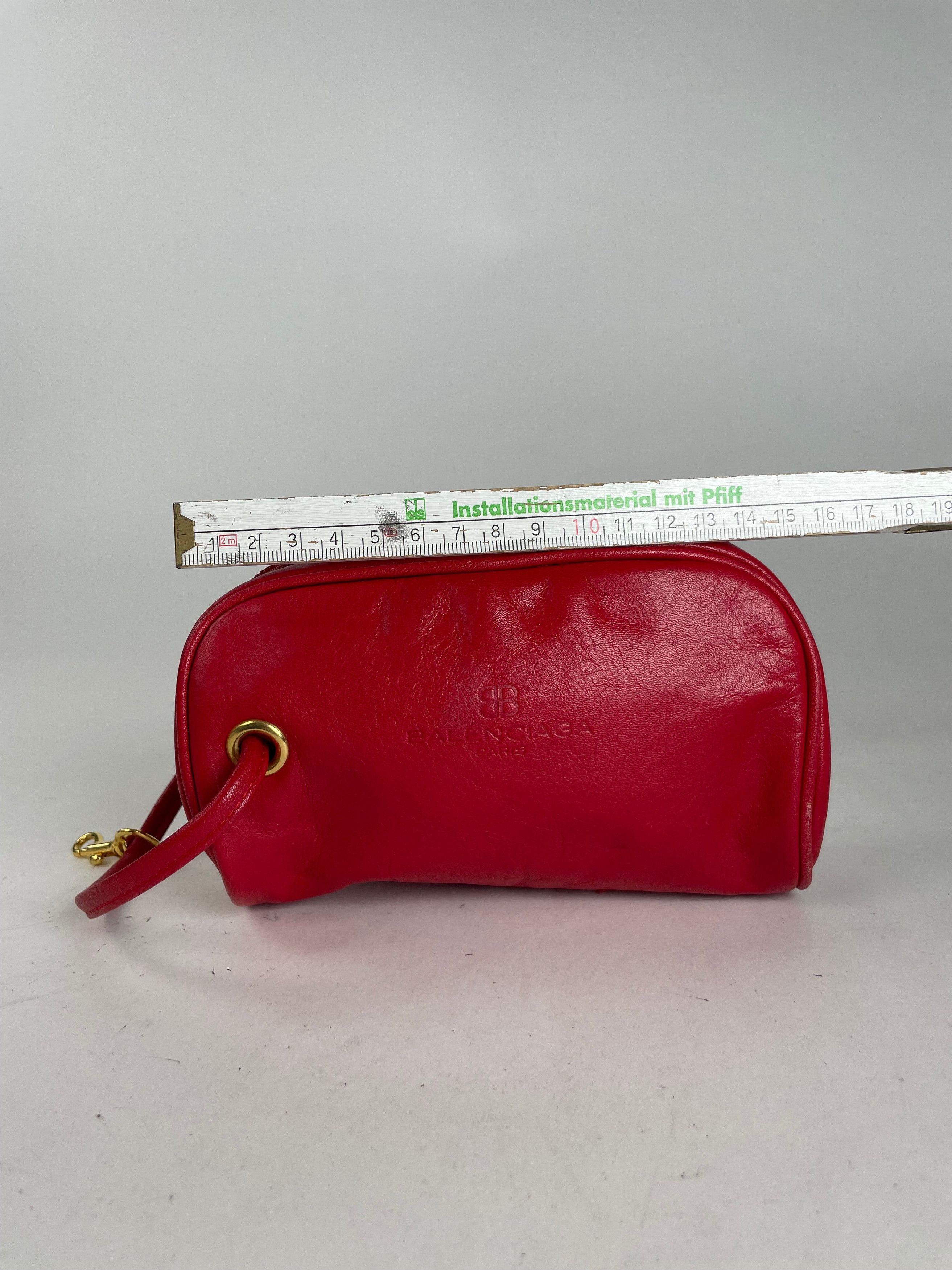 Balenciaga Vintage leather Bag / Clutch Red Size ONE SIZE - 5 Thumbnail