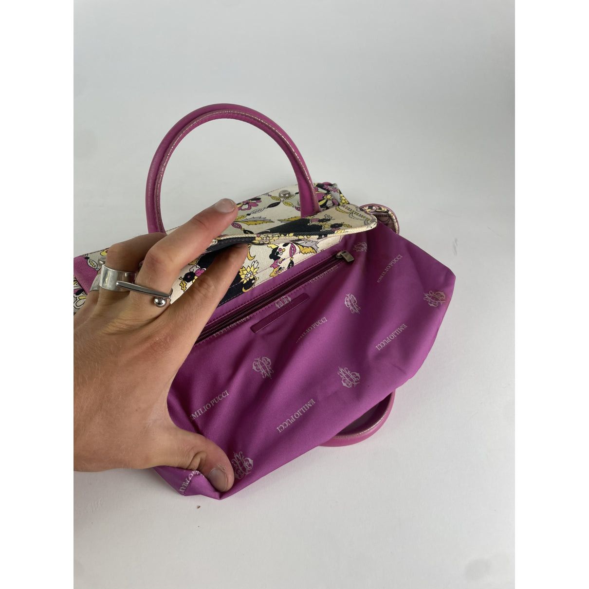 Emilio Pucci Multicolour Leather Handbag Size ONE SIZE - 2 Thumbnail