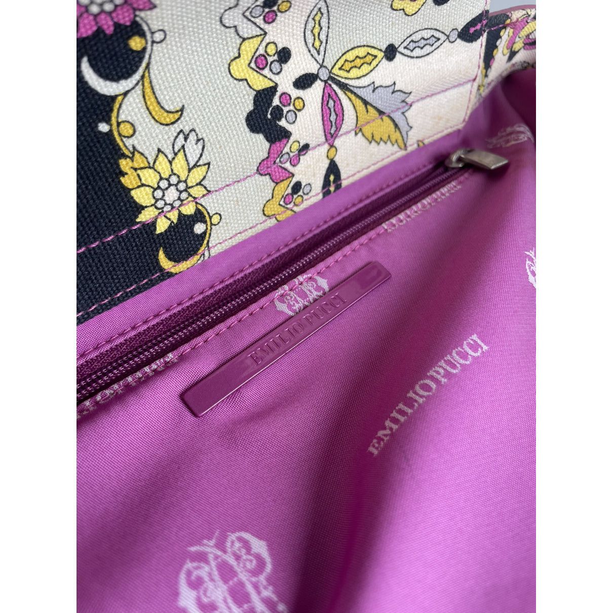 Emilio Pucci Multicolour Leather Handbag Size ONE SIZE - 3 Thumbnail