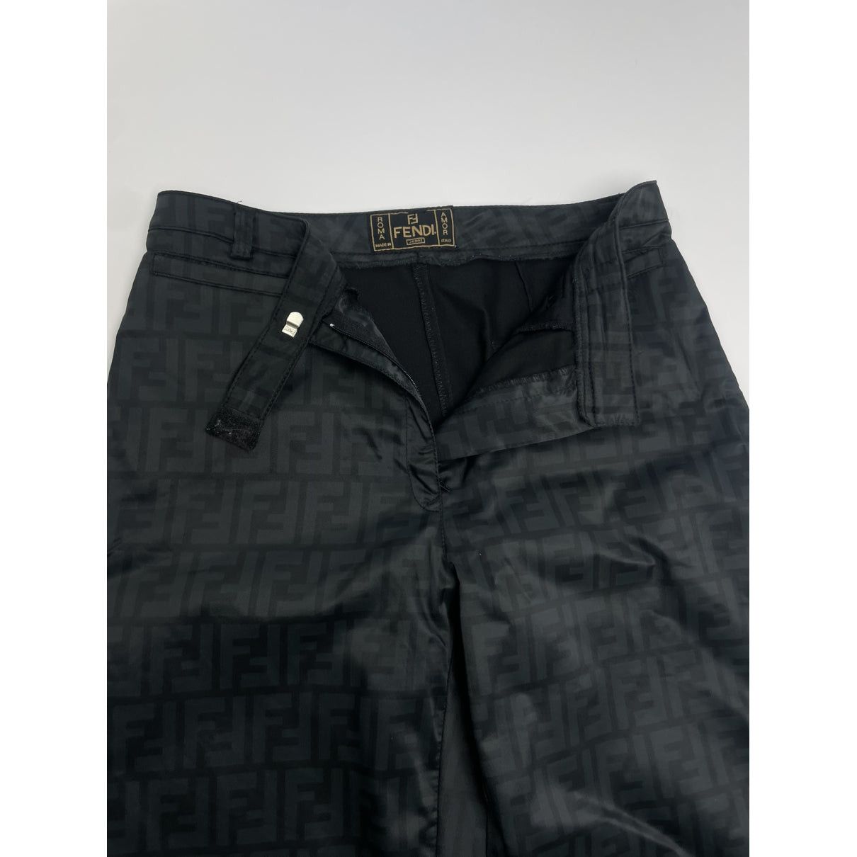 Fendi Black Polyester Trouser Size 30" / US 8 / IT 44 - 4 Thumbnail