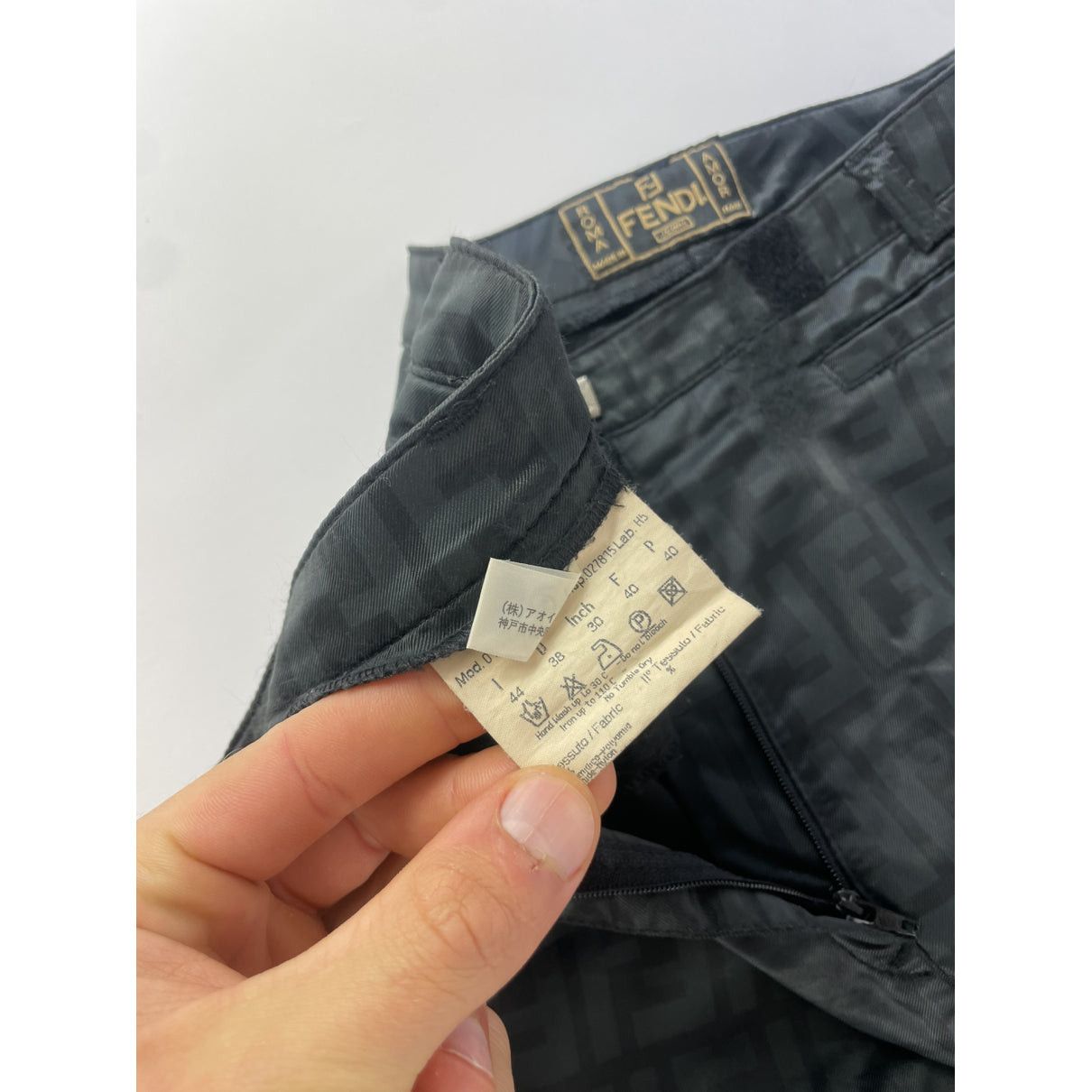 Fendi Black Polyester Trouser Size 30" / US 8 / IT 44 - 5 Thumbnail