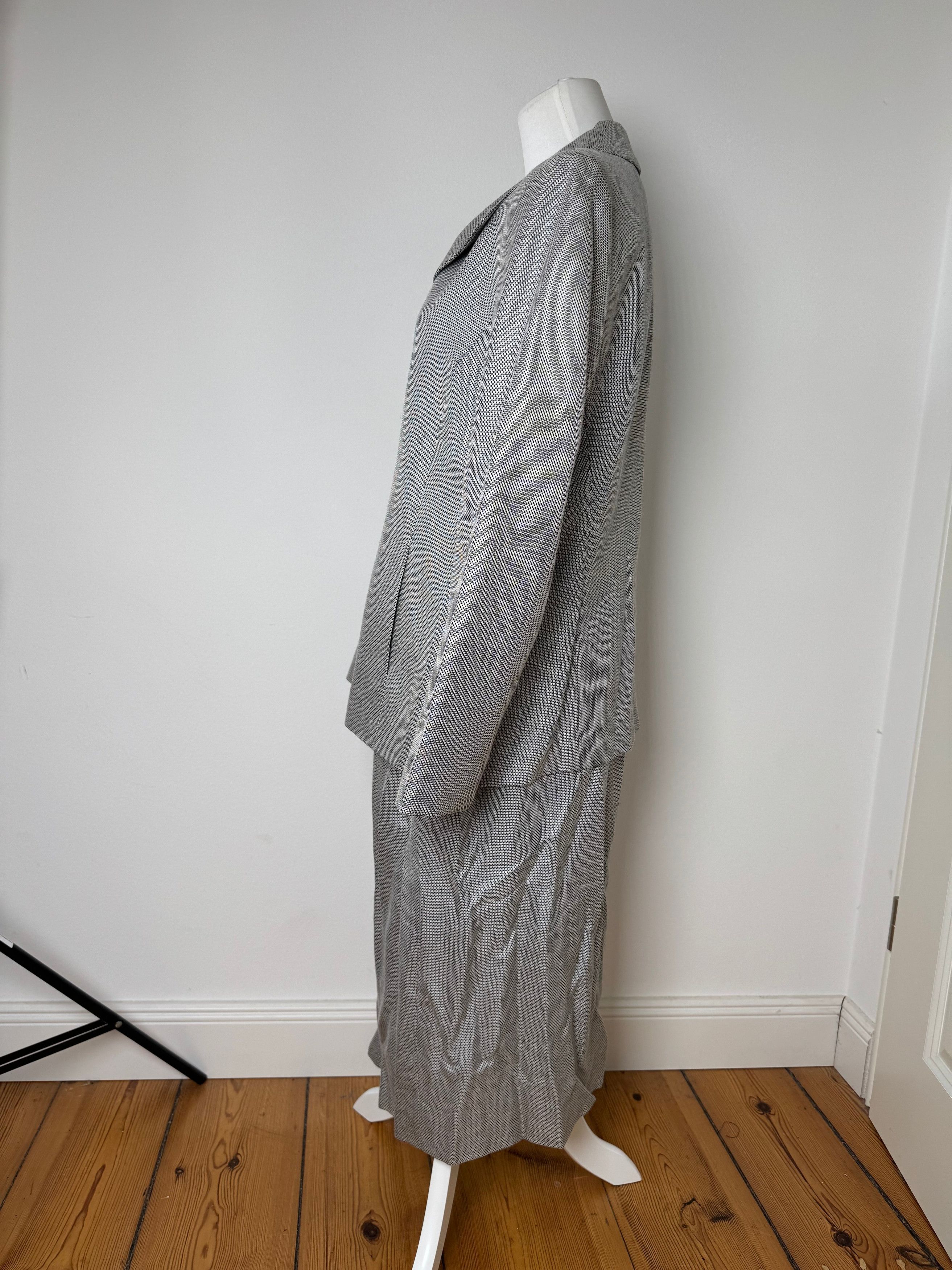 Givenchy Vintage Wool Twin Set Grey 42/XL Size M / US 6-8 / IT 42-44 - 2 Thumbnail