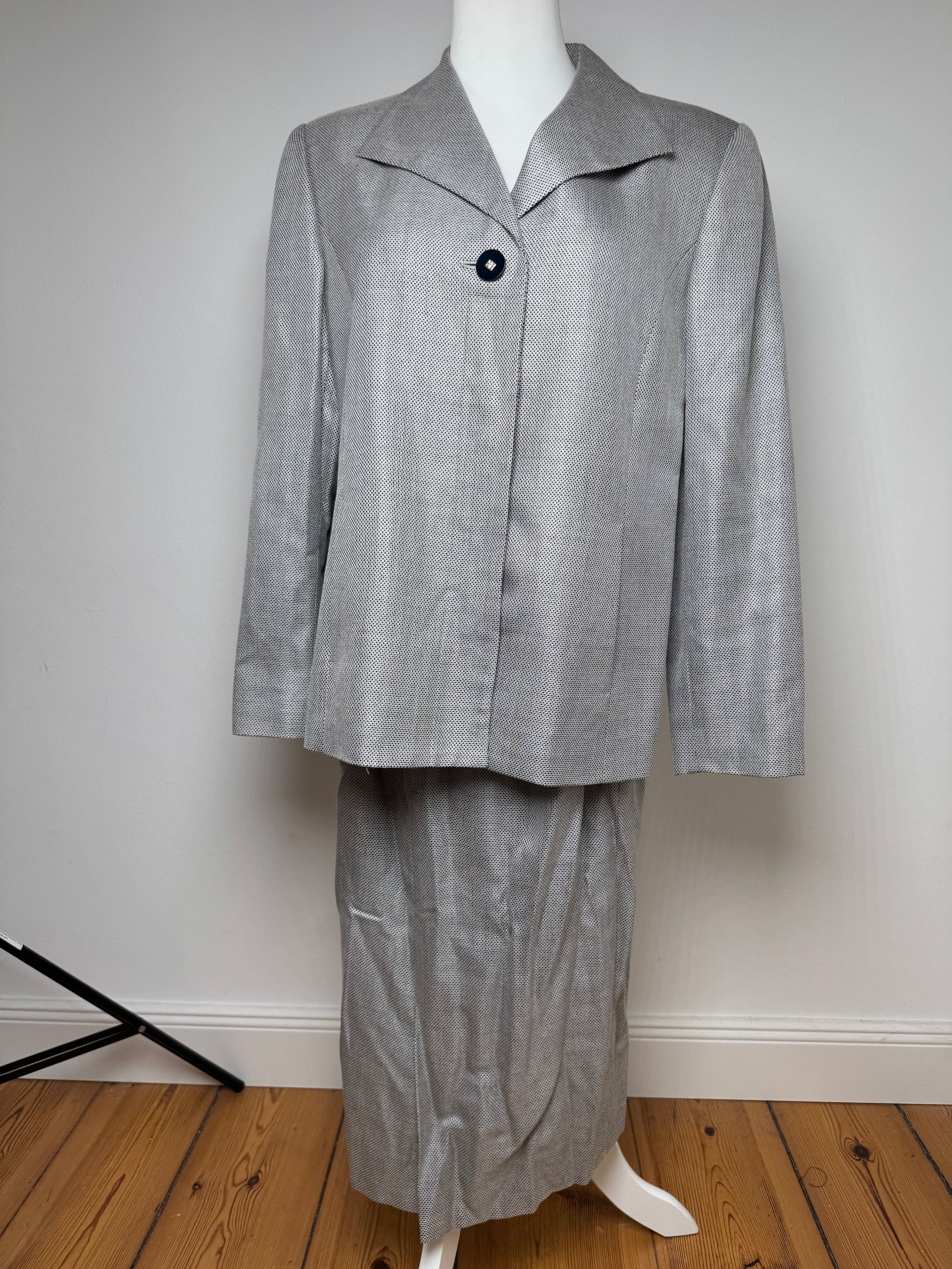 Givenchy Vintage Wool Twin Set Grey 42/XL Size M / US 6-8 / IT 42-44 - 15 Thumbnail