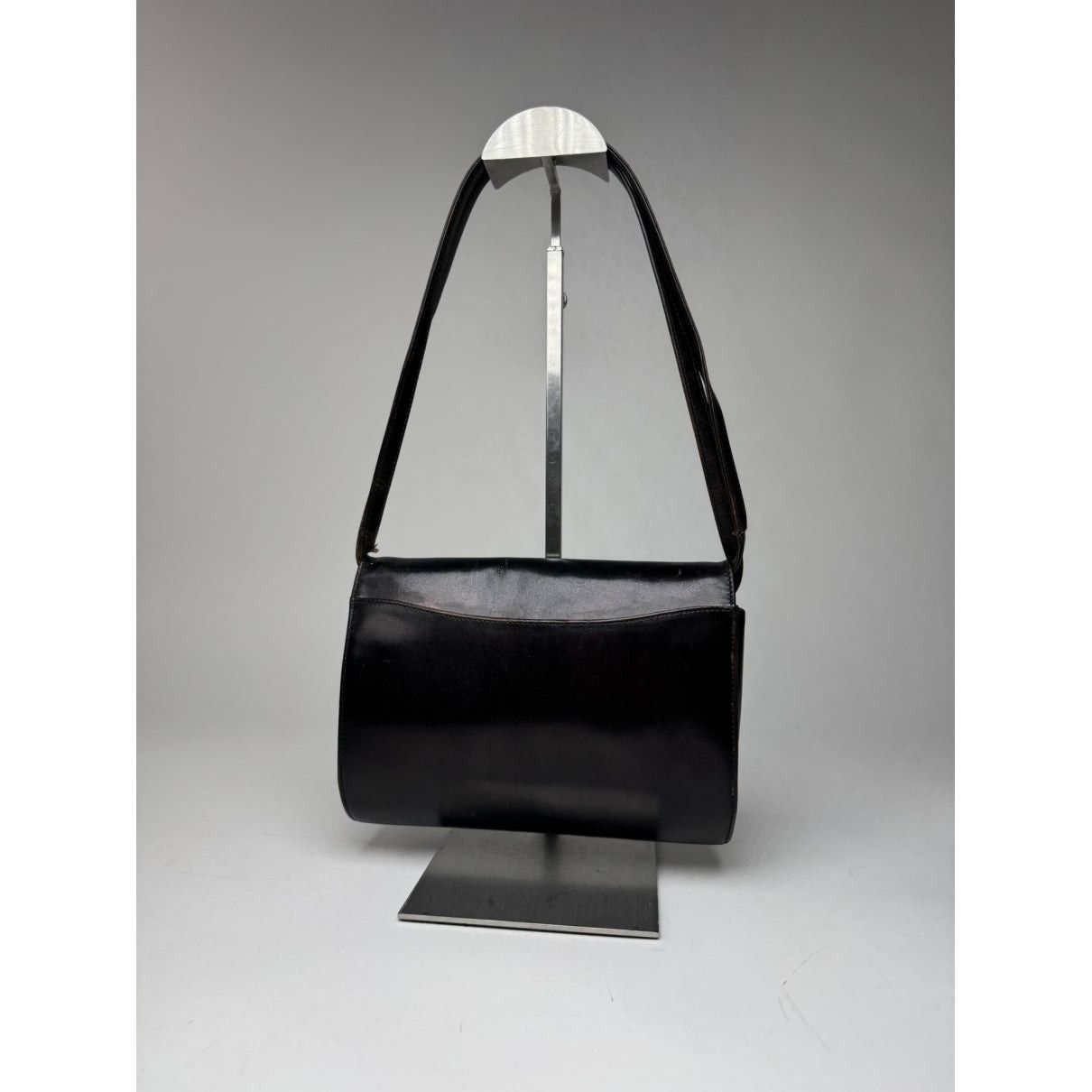 Celine Triomphe Black Leather Handbag Size ONE SIZE - 4 Thumbnail