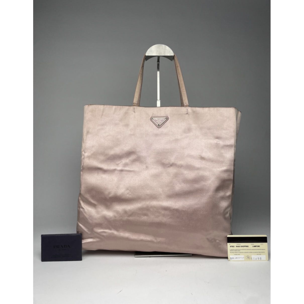 Prada Galleria Pink Suede Handbag Size ONE SIZE - 4 Thumbnail