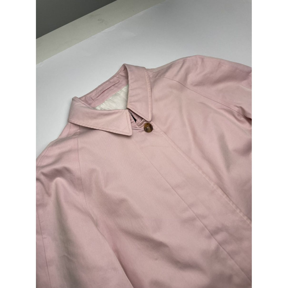 Burberry Camden Pink Cotton Coat Size L / US 10 / IT 46 - 2 Thumbnail