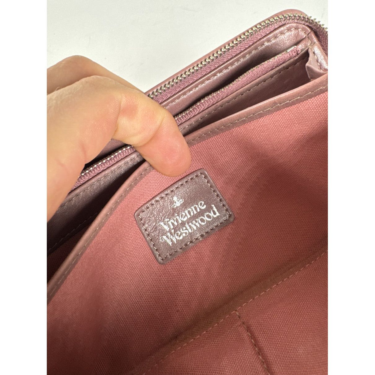 Vivienne Westwood Pink Leather Wallet Size ONE SIZE - 4 Thumbnail