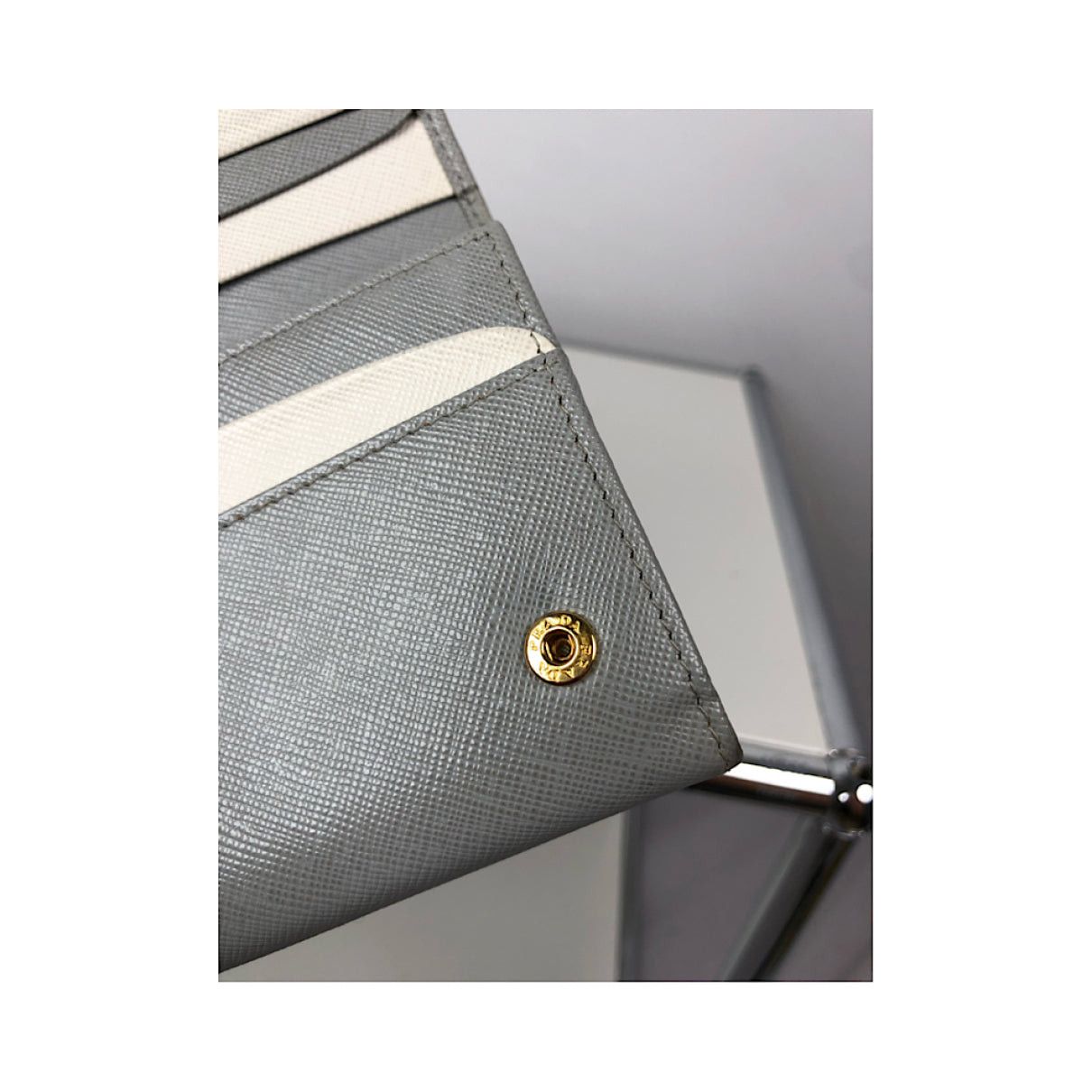 Prada Turquoise Leather Wallet Size ONE SIZE - 3 Thumbnail