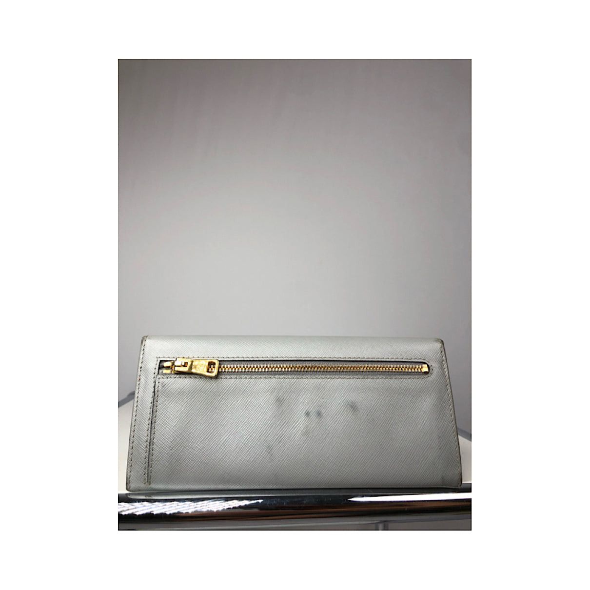 Prada Turquoise Leather Wallet Size ONE SIZE - 4 Thumbnail