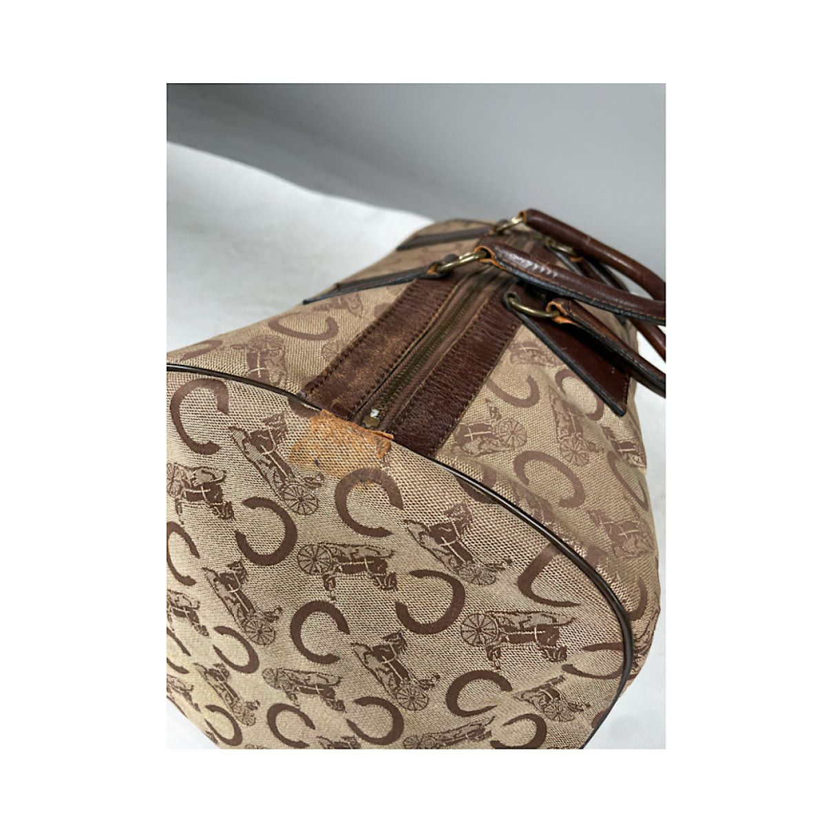 Celine SAC 16 BESACE Beige Leather Handbag Size ONE SIZE - 3 Thumbnail