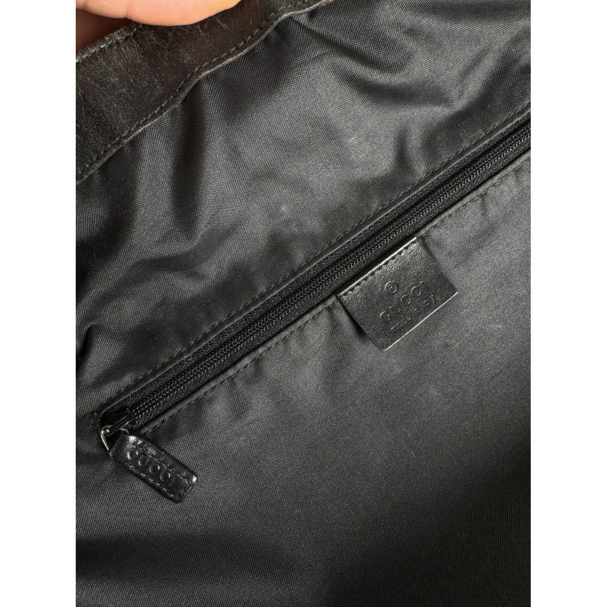 Gucci Jackie 1961 Black Cotton Handbag Size ONE SIZE - 2 Thumbnail