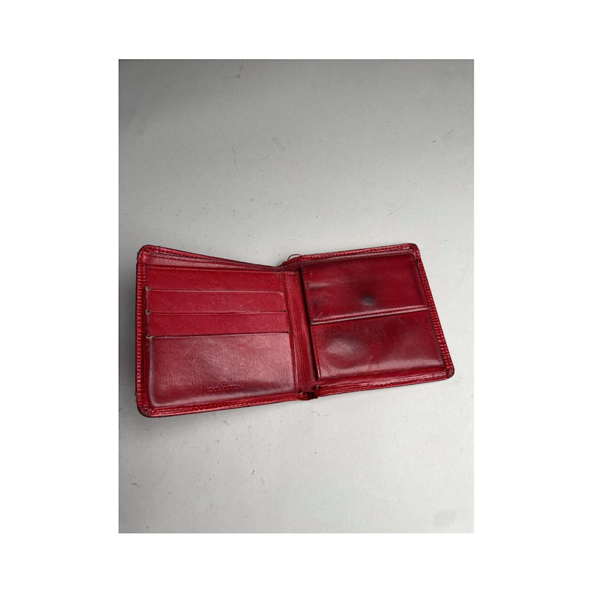 Louis Vuitton Red Leather Purse Size ONE SIZE - 2 Thumbnail