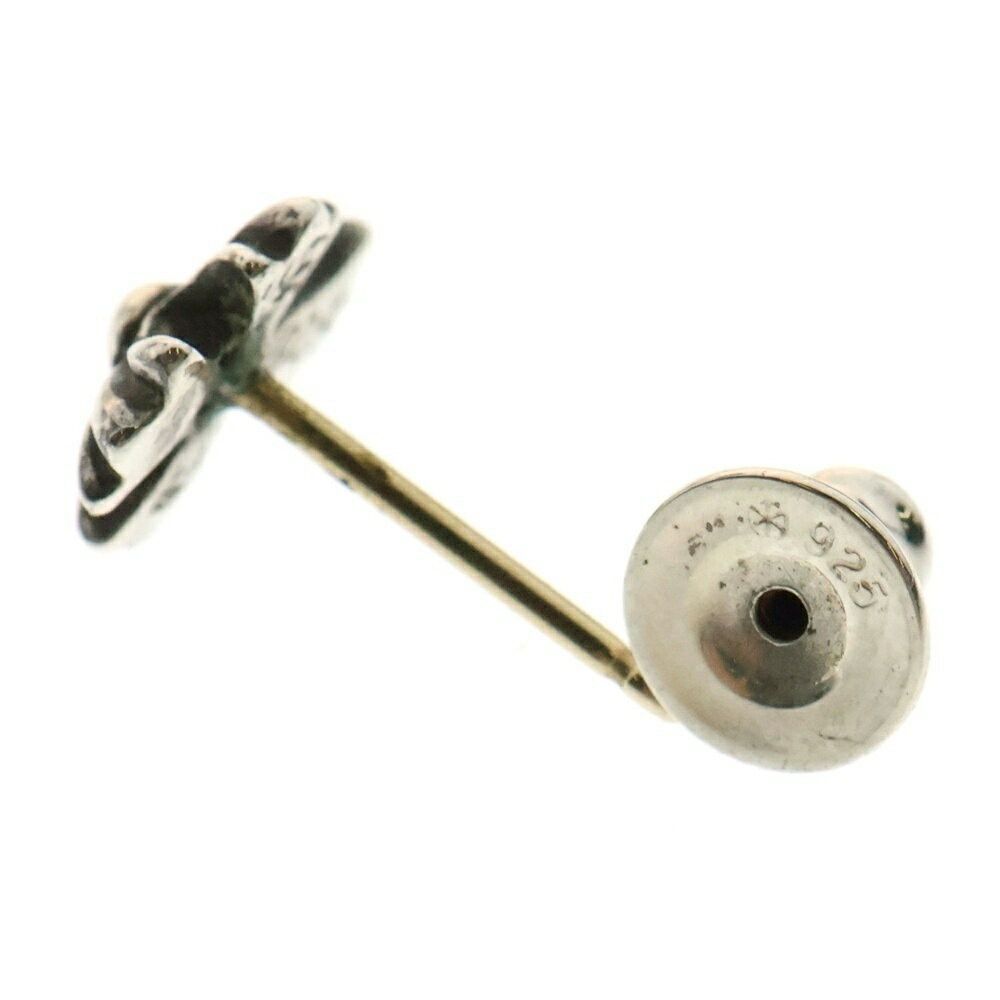正規品 CHROME HEARTS No2 CH CROSS STUD Chrome Hearts No2 CH Cross Stud Earring