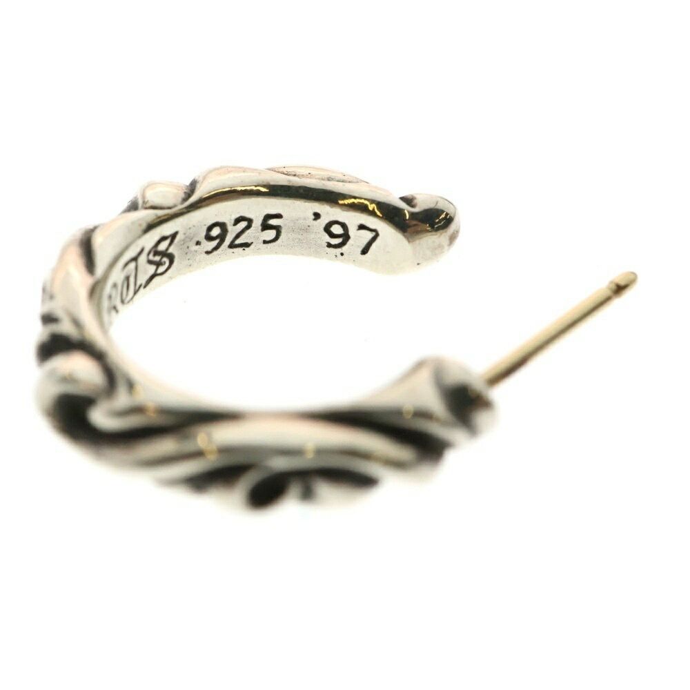 Chrome Hearts Hoop Scrool Scroll Earring