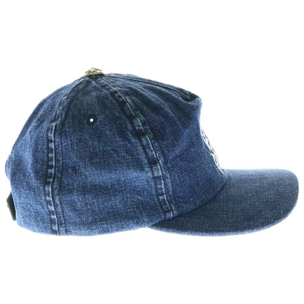 Chrome Hearts Trucker Cap Denim Dagger Embroidered Hat Indigo