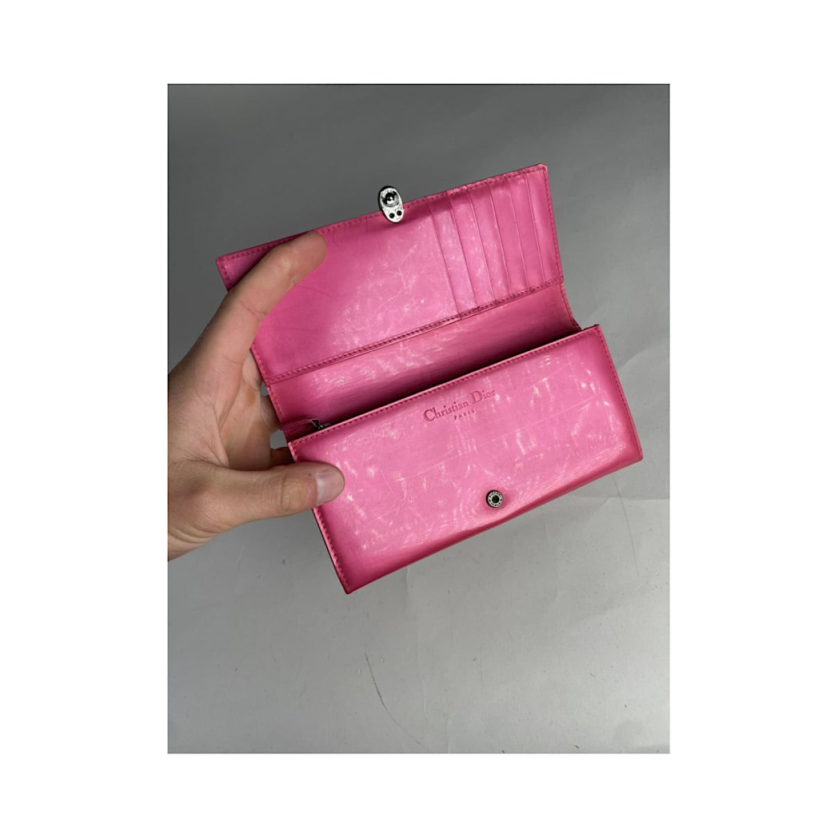 Lady Pink Patent Leather Wallet