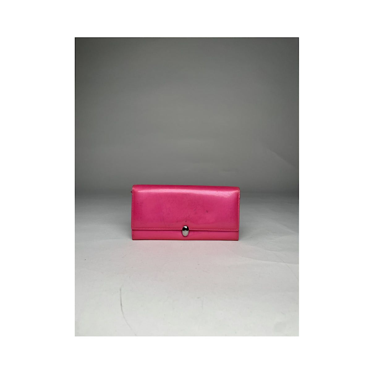 Dior Lady Pink Patent Leather Wallet Size ONE SIZE - 3 Thumbnail