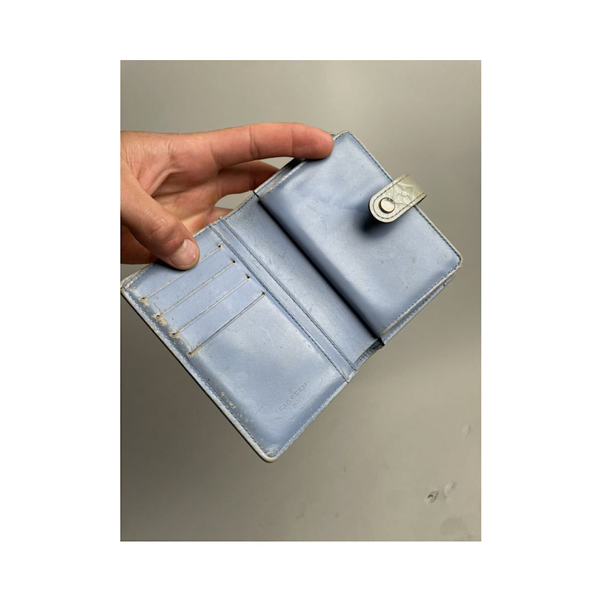 Louis Vuitton Juliette Silver Leather Wallet Size ONE SIZE - 5 Thumbnail
