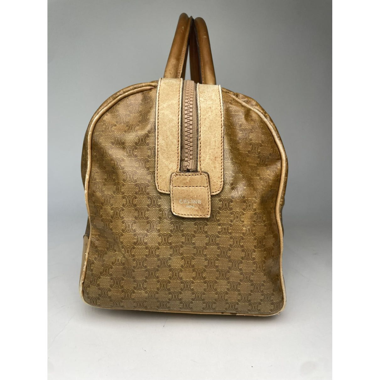 Celine SAC SEAU Gold Leather Handbag Size ONE SIZE - 3 Thumbnail