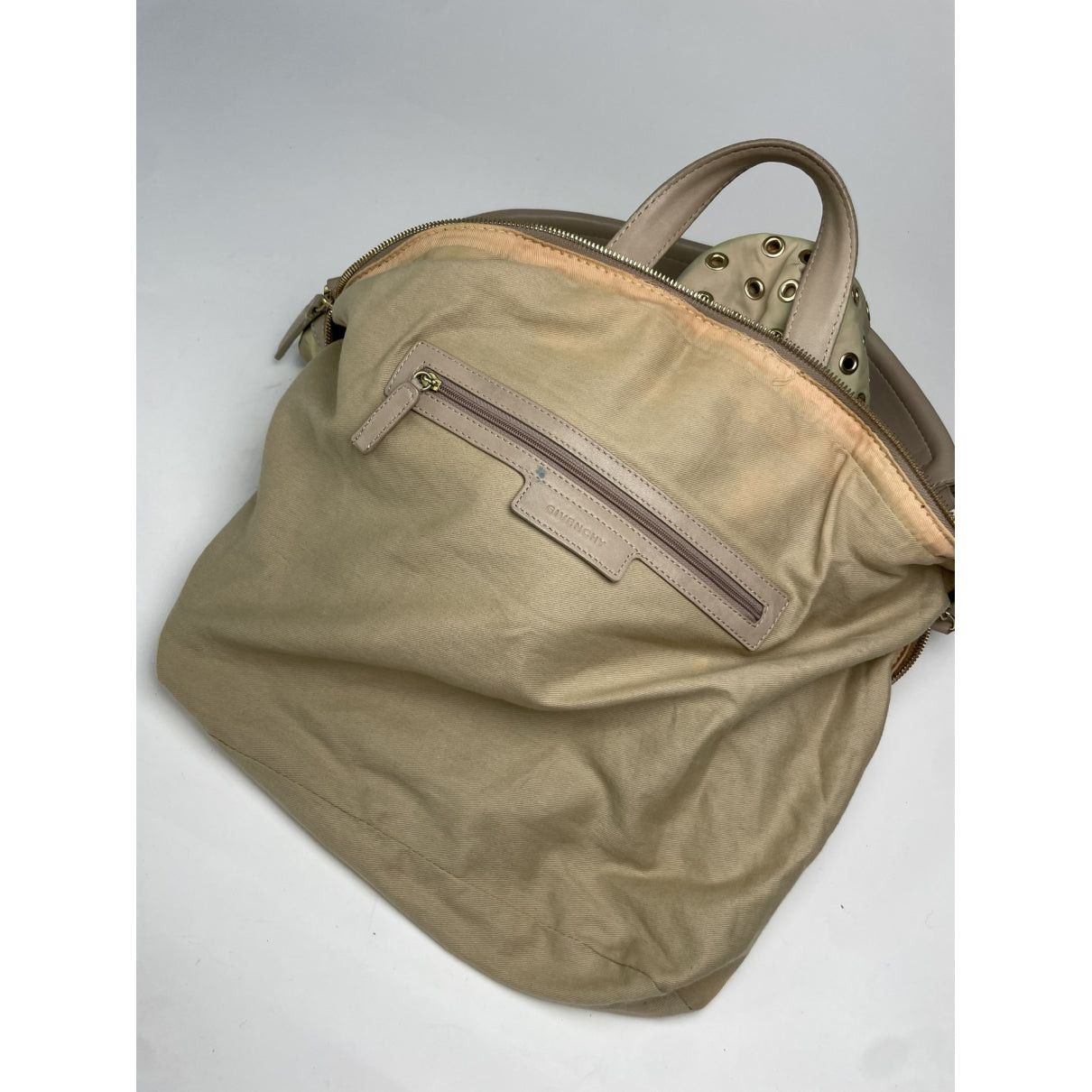 Givenchy Nightingale Beige Leather Handbag Size ONE SIZE - 2 Thumbnail