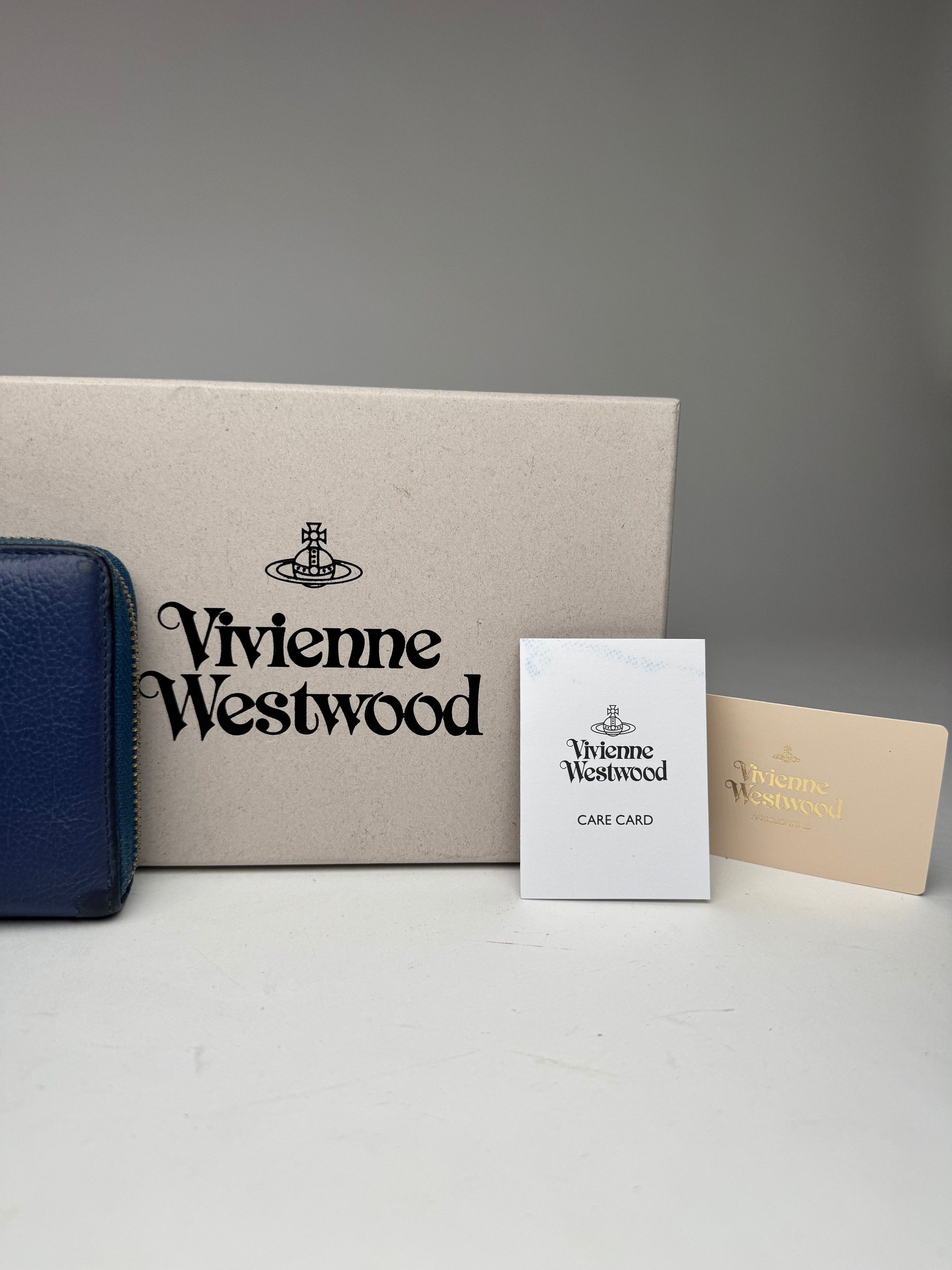 Vivienne Westwood Vintage Leather Wallet Blue Size ONE SIZE - 10 Thumbnail