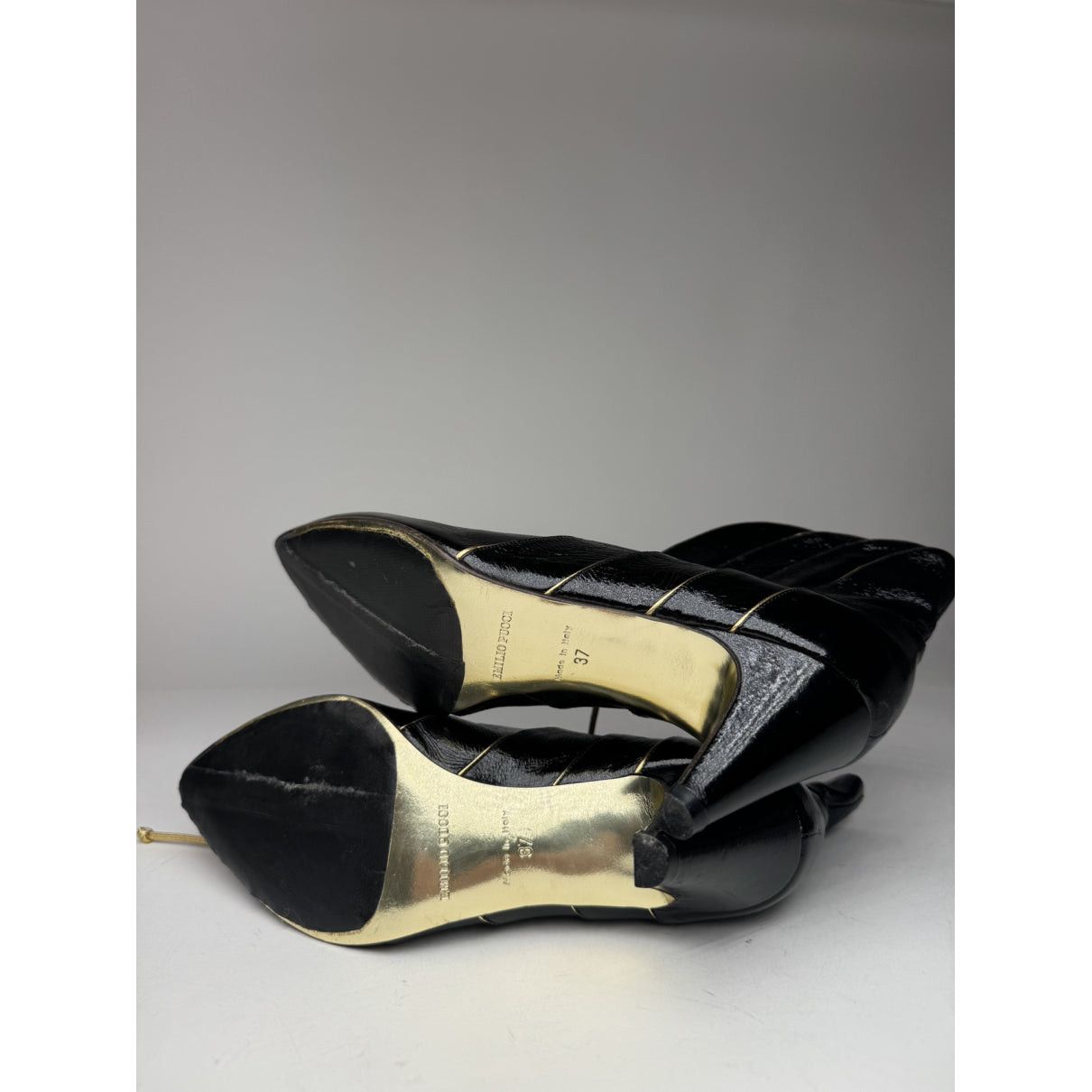 Emilio Pucci Black Leather Boot Size US 6 / IT 36 - 5 Thumbnail