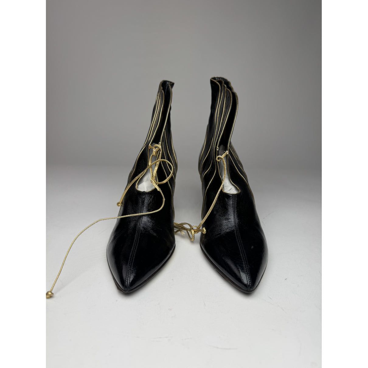 Emilio Pucci Black Leather Boot Size US 6 / IT 36 - 2 Thumbnail