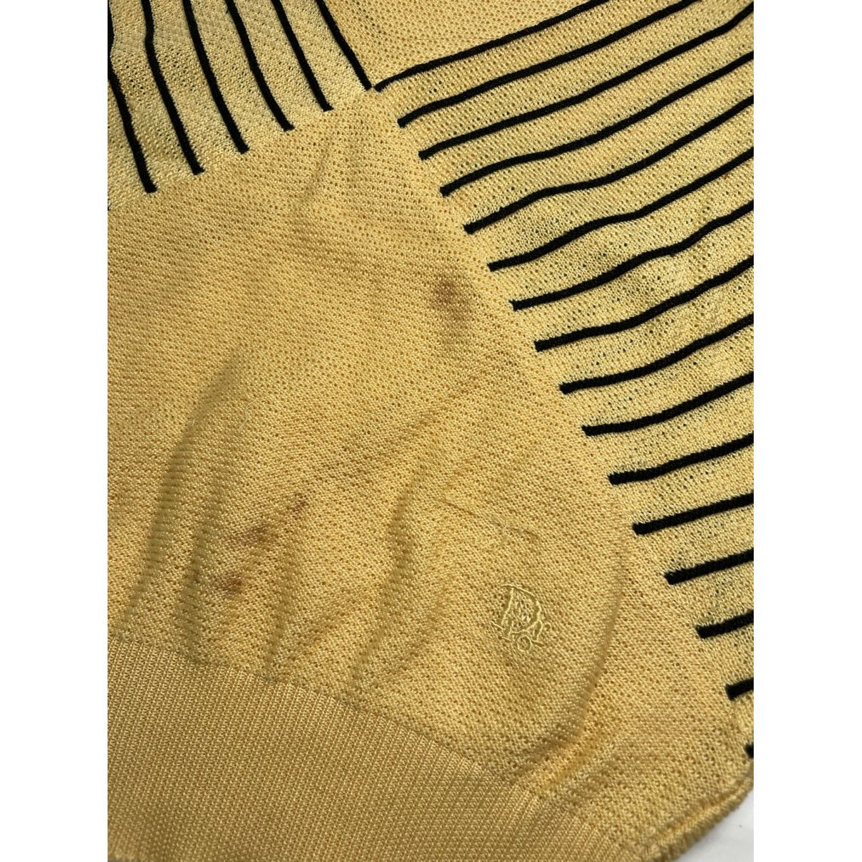 Dior J'A Yellow Viscose Top Size M / US 6-8 / IT 42-44 - 3 Thumbnail