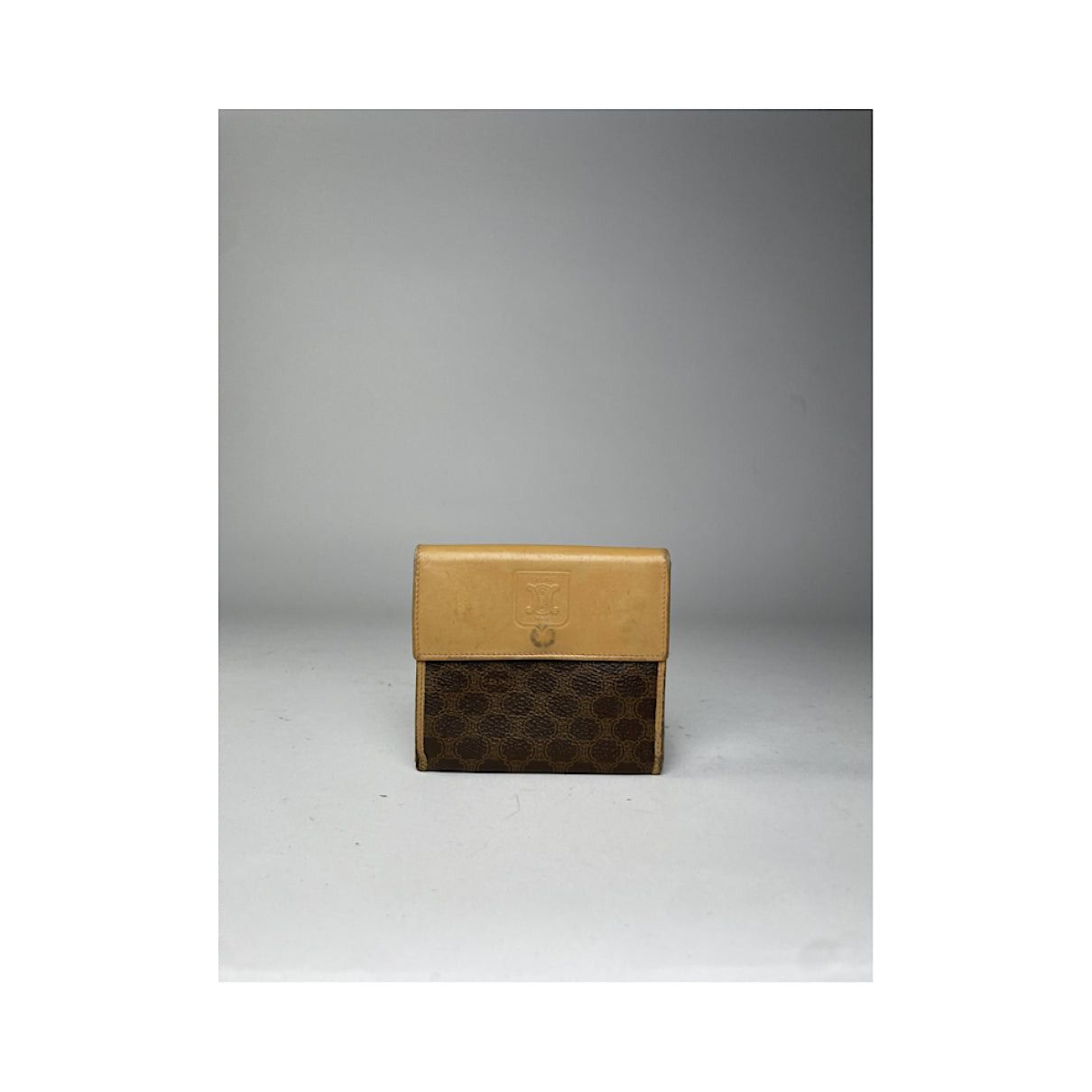 Celine Triomphe Brown Leather Wallet Size ONE SIZE - 2 Thumbnail