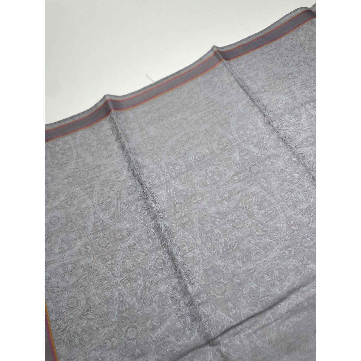 Dior Grey Silk Scarf Size ONE SIZE - 4 Thumbnail