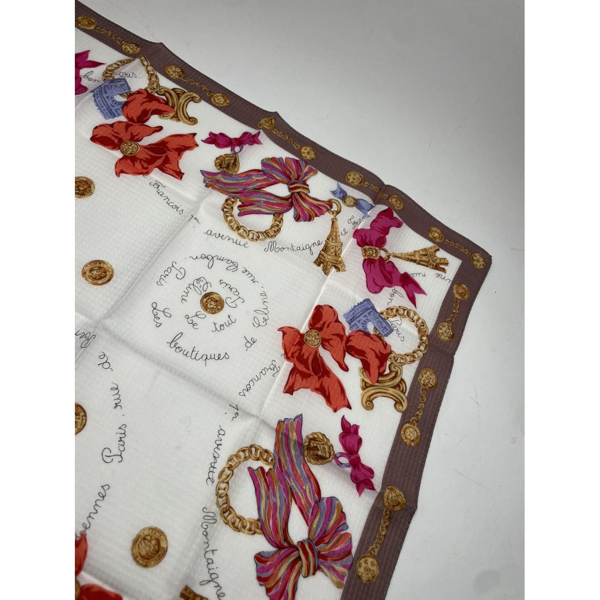 Celine Multicolour Silk Scarf Size ONE SIZE - 5 Thumbnail