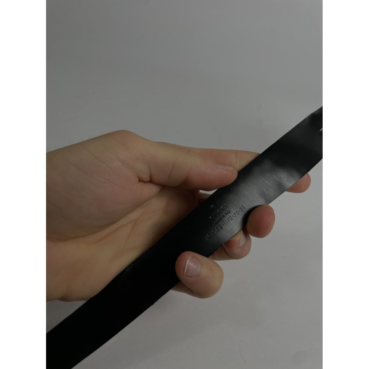 Gucci Black Leather Belt Size ONE SIZE - 4 Thumbnail