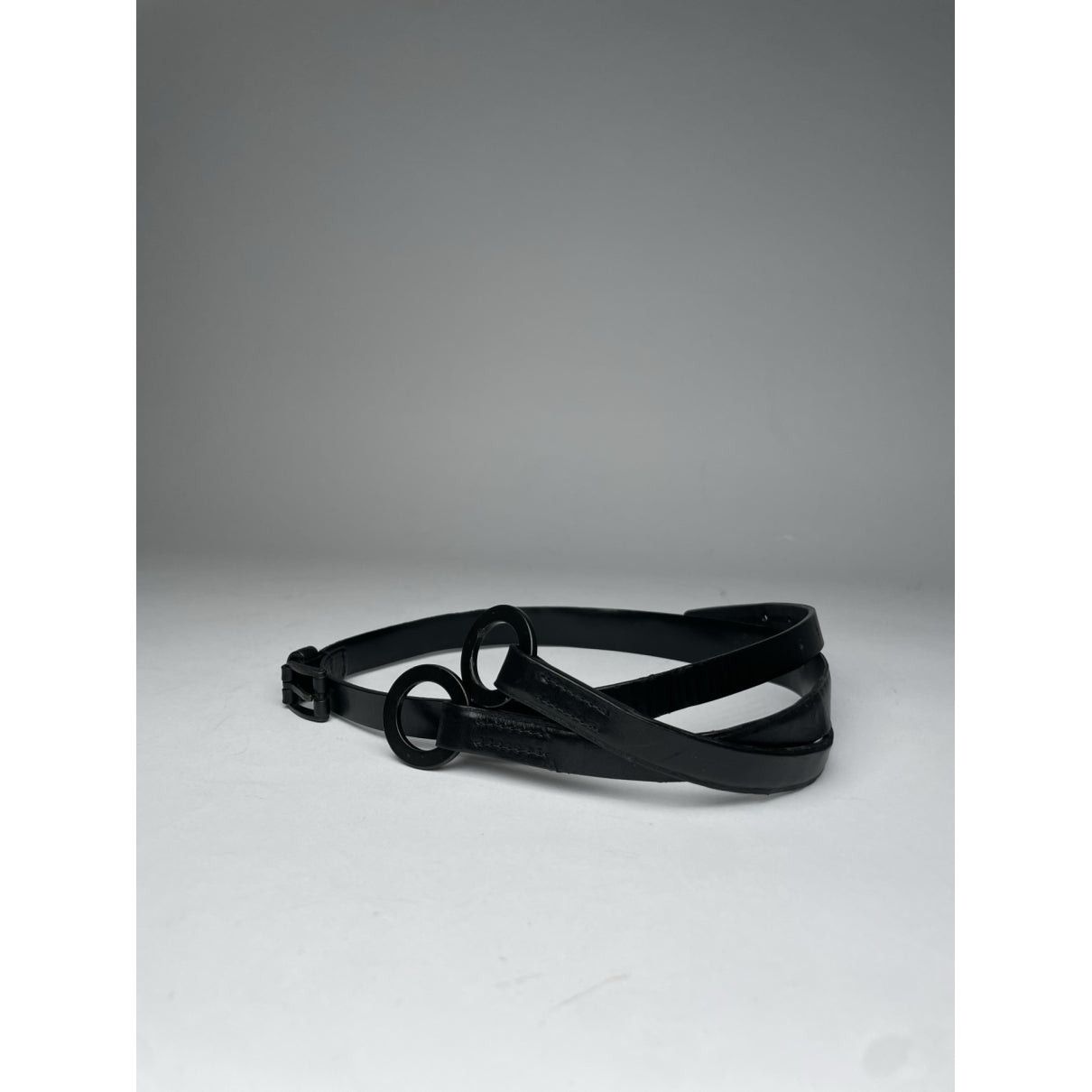 Gucci Black Leather Belt Size ONE SIZE - 2 Thumbnail