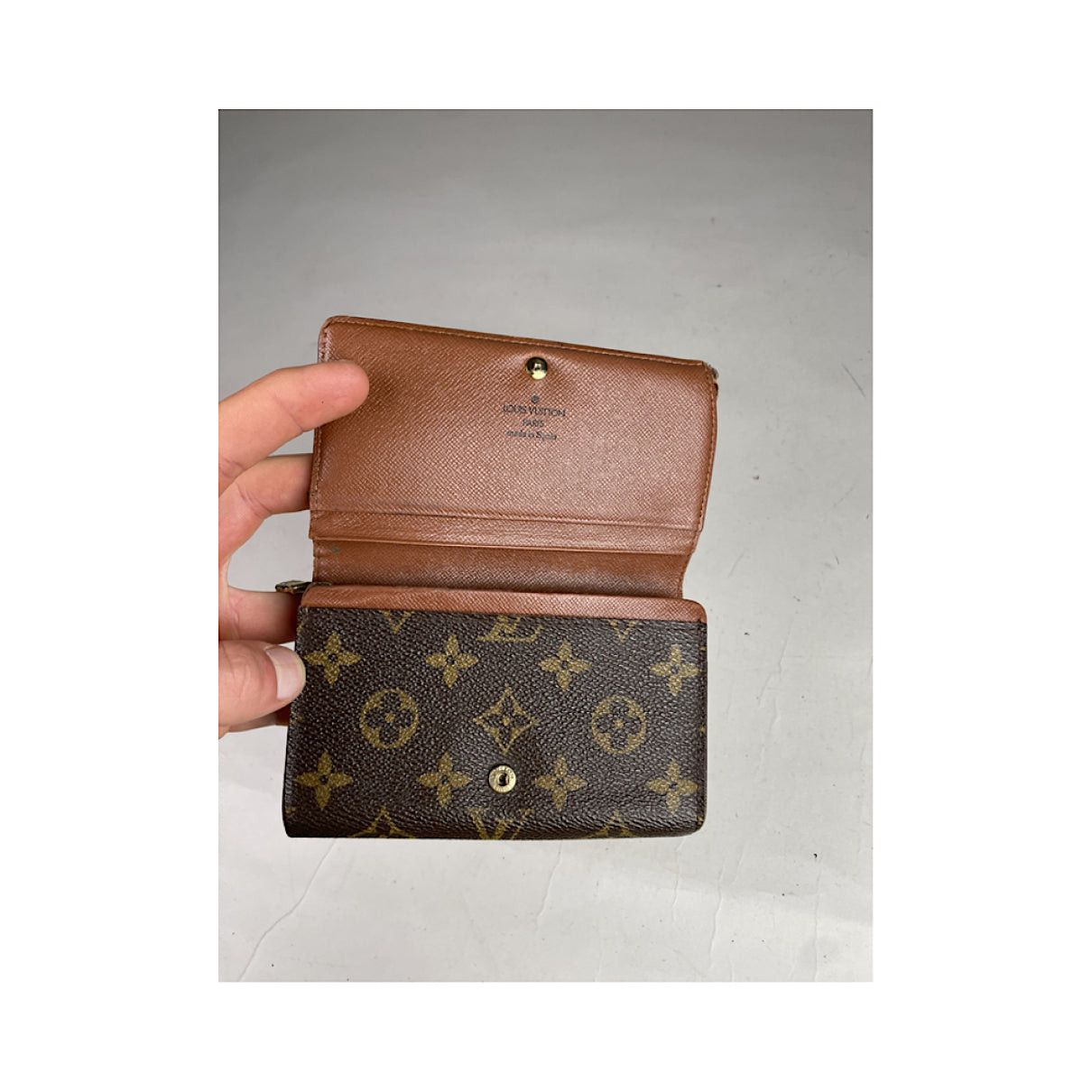 Louis Vuitton Flore Brown Leather Wallet Size ONE SIZE - 3 Thumbnail