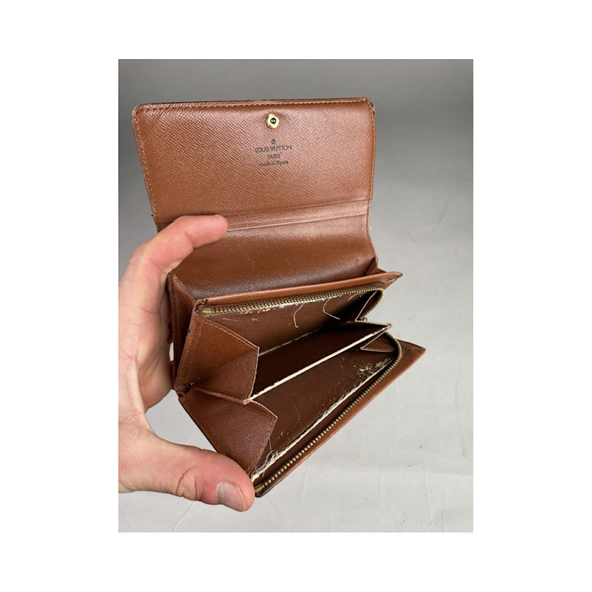 Louis Vuitton Flore Brown Leather Wallet Size ONE SIZE - 4 Thumbnail