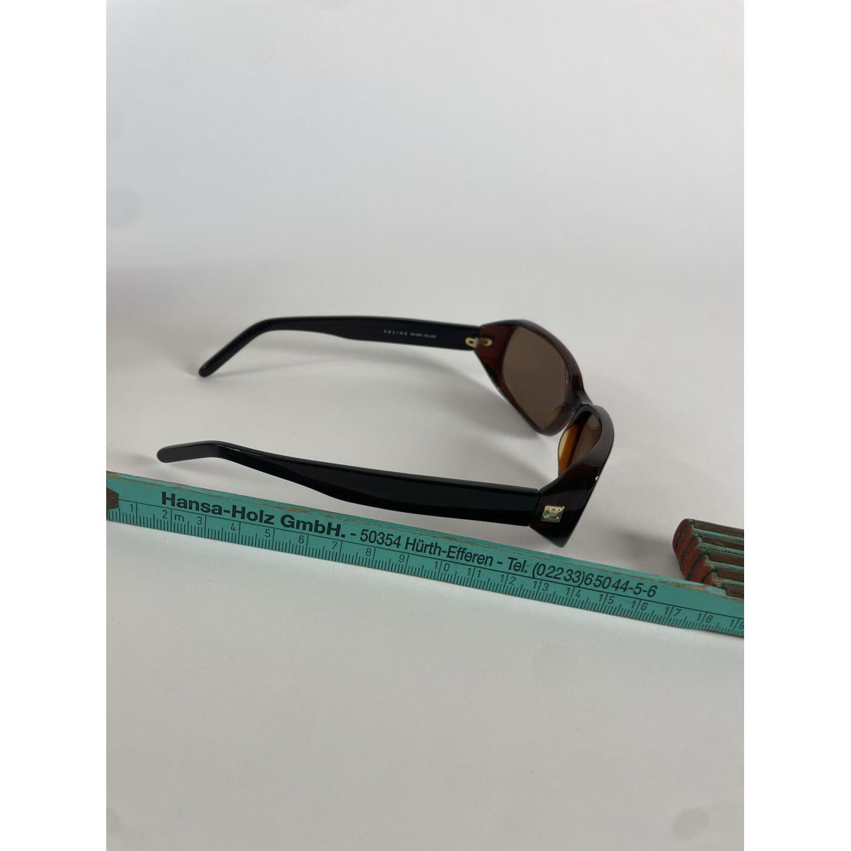 Celine Brown Plastic Sunglasses Size ONE SIZE - 3 Thumbnail