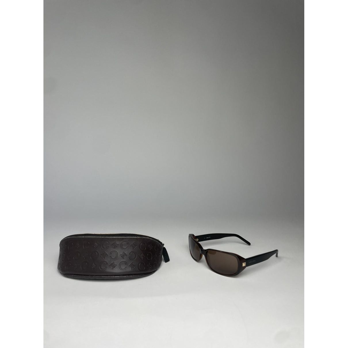 Celine Brown Plastic Sunglasses Size ONE SIZE - 5 Thumbnail