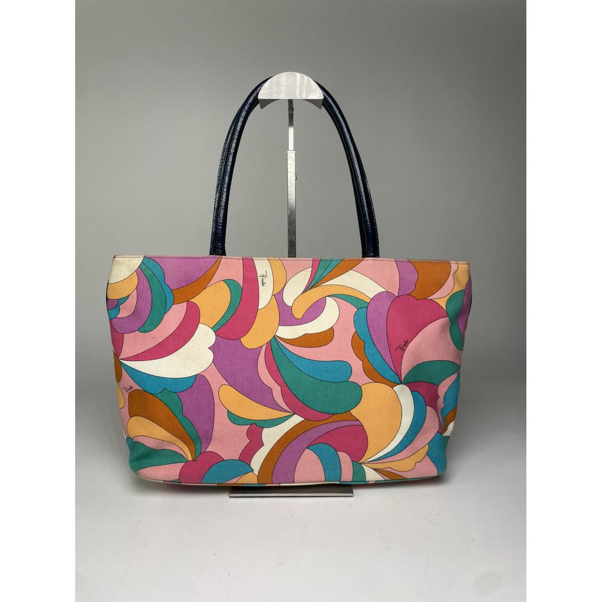 Emilio Pucci Multicolour Cotton Handbag Size ONE SIZE - 5 Thumbnail