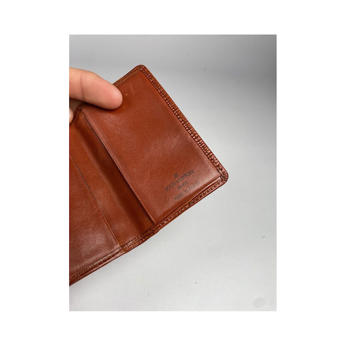 Louis Vuitton Brown Leather Purse Size ONE SIZE - 5 Thumbnail