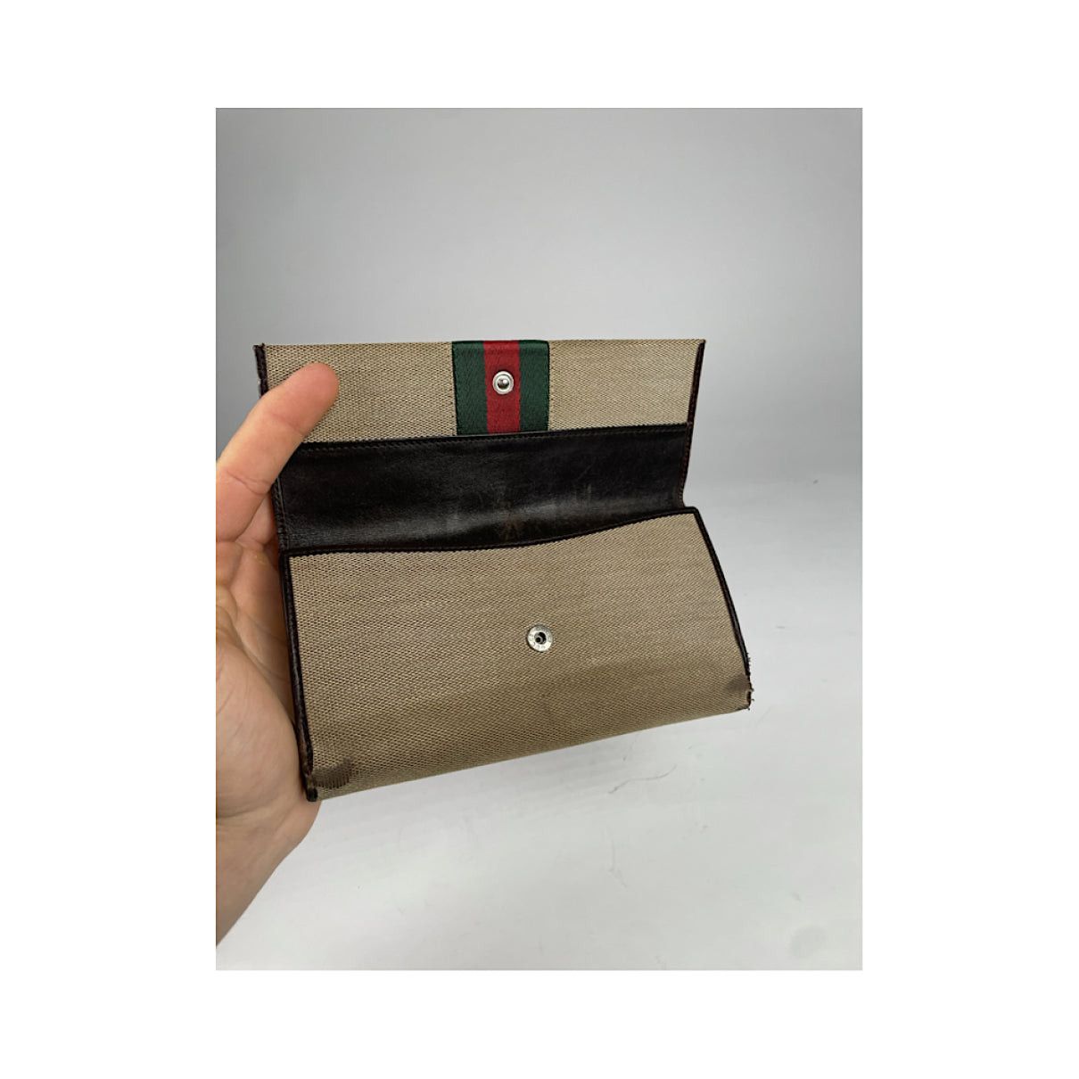 Gucci Marmont Beige Cotton Wallet Size ONE SIZE - 4 Thumbnail