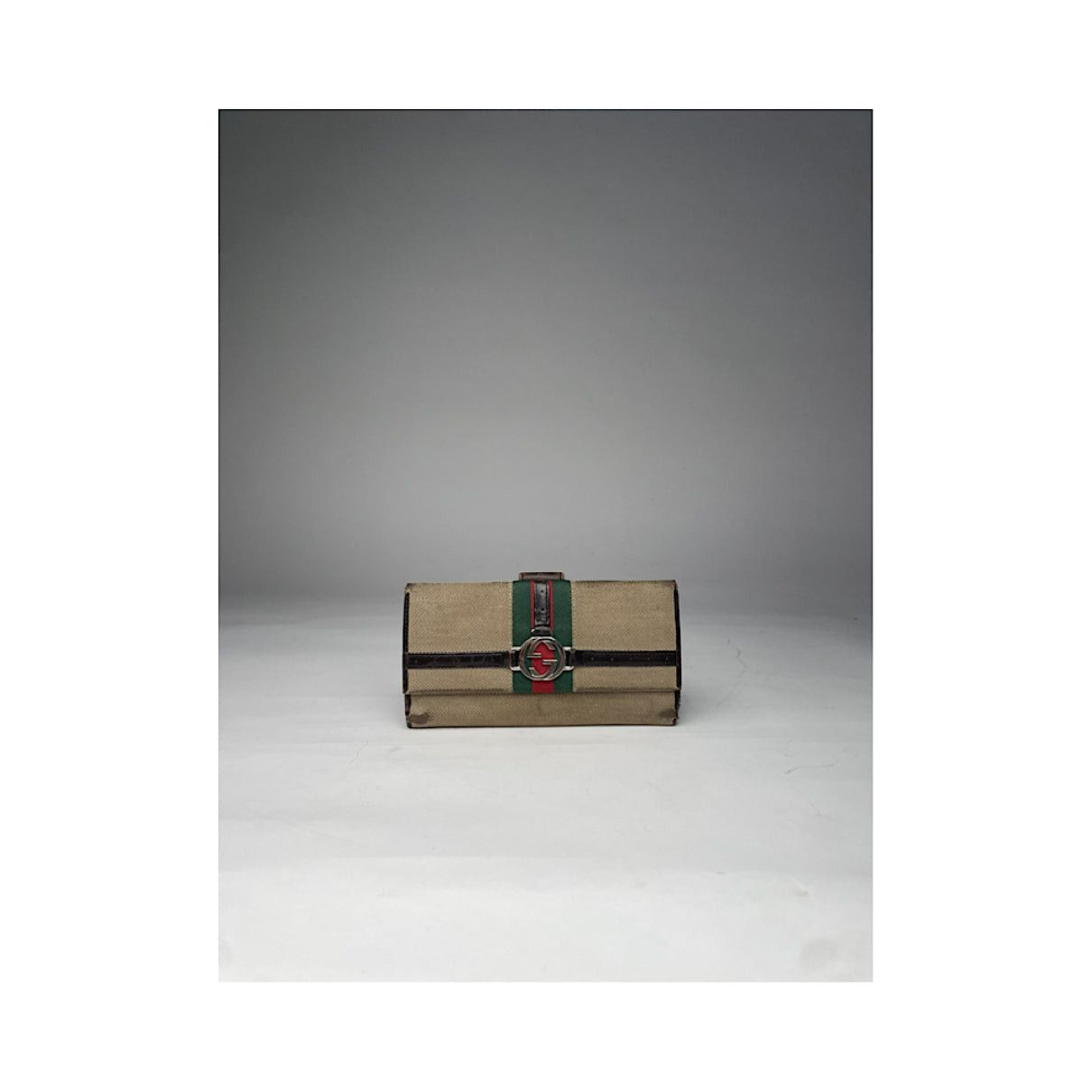 Gucci Marmont Beige Cotton Wallet Size ONE SIZE - 2 Thumbnail