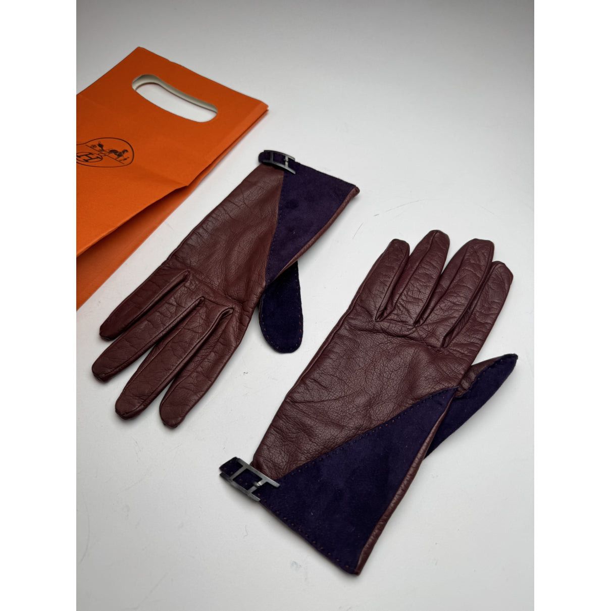 Other Hermès Soya Purple Leather Glove Size ONE SIZE - 2 Thumbnail