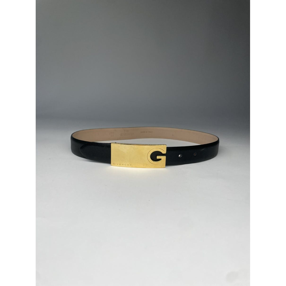 Givenchy Black Leather Belt Size ONE SIZE - 5 Thumbnail