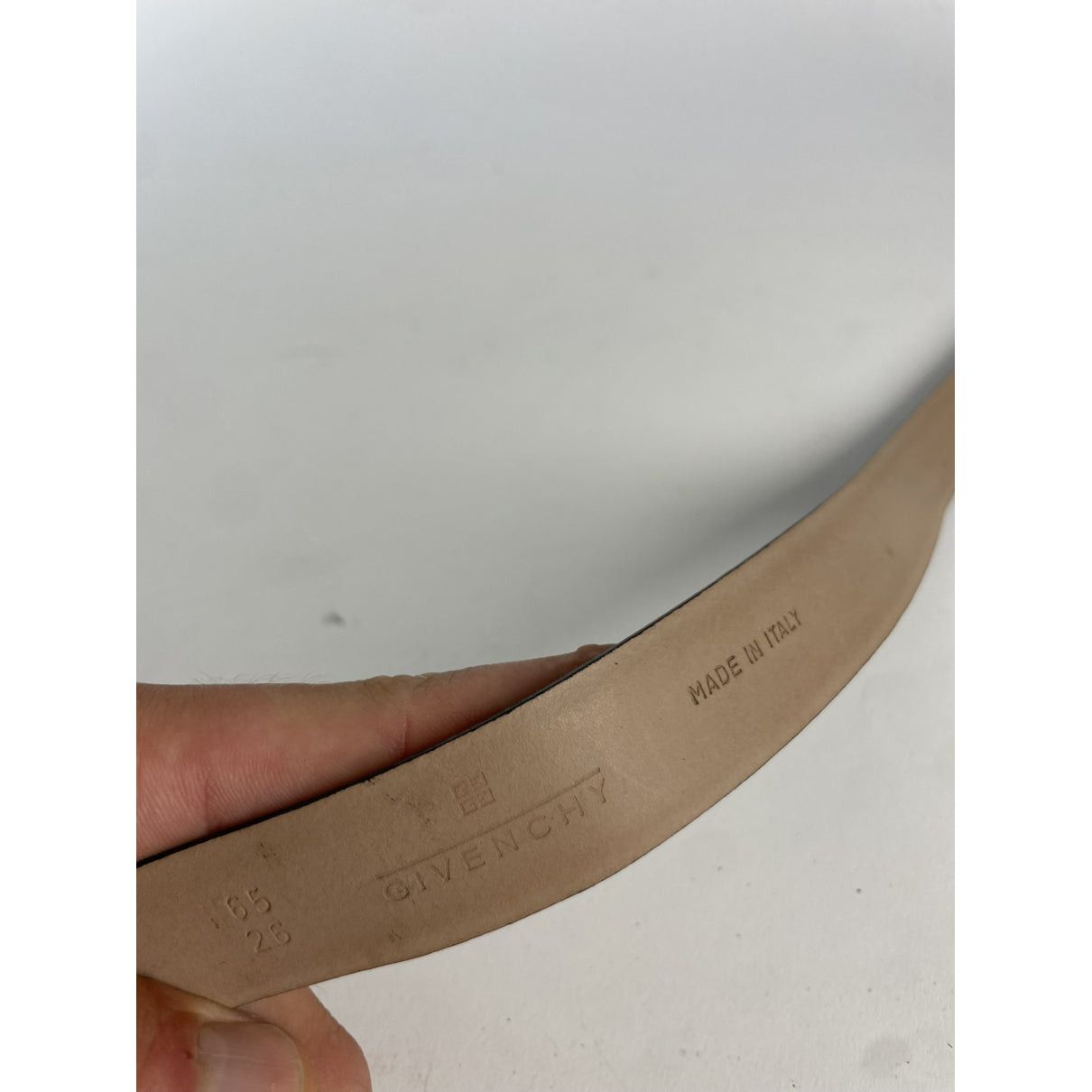 Givenchy Black Leather Belt Size ONE SIZE - 4 Thumbnail