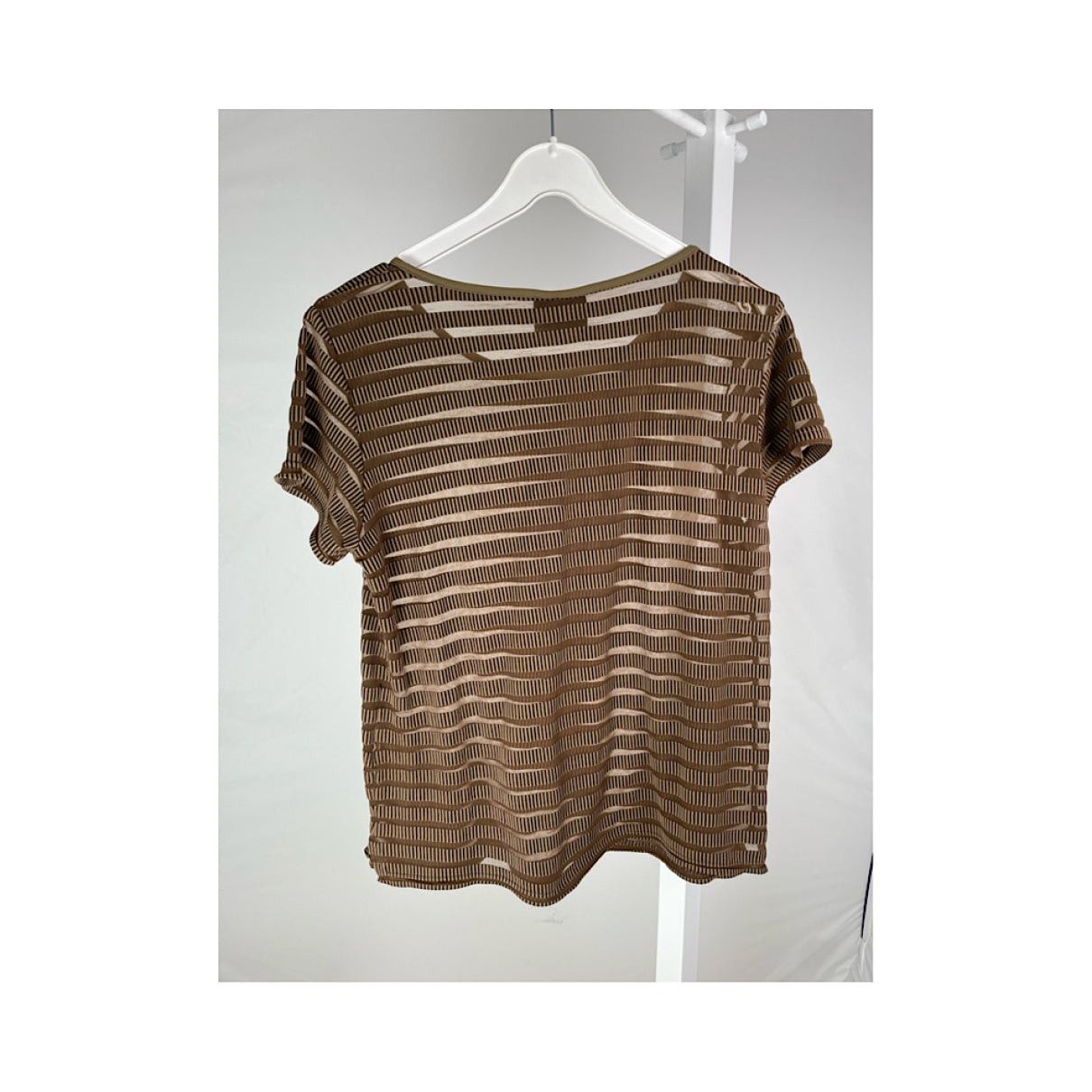Fendi Brown Polyester Top Size L / US 10 / IT 46 - 5 Thumbnail