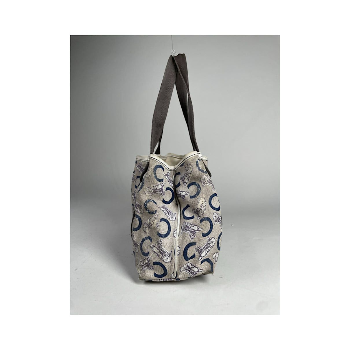 Celine Cabas White Leather Handbag Size ONE SIZE - 3 Thumbnail