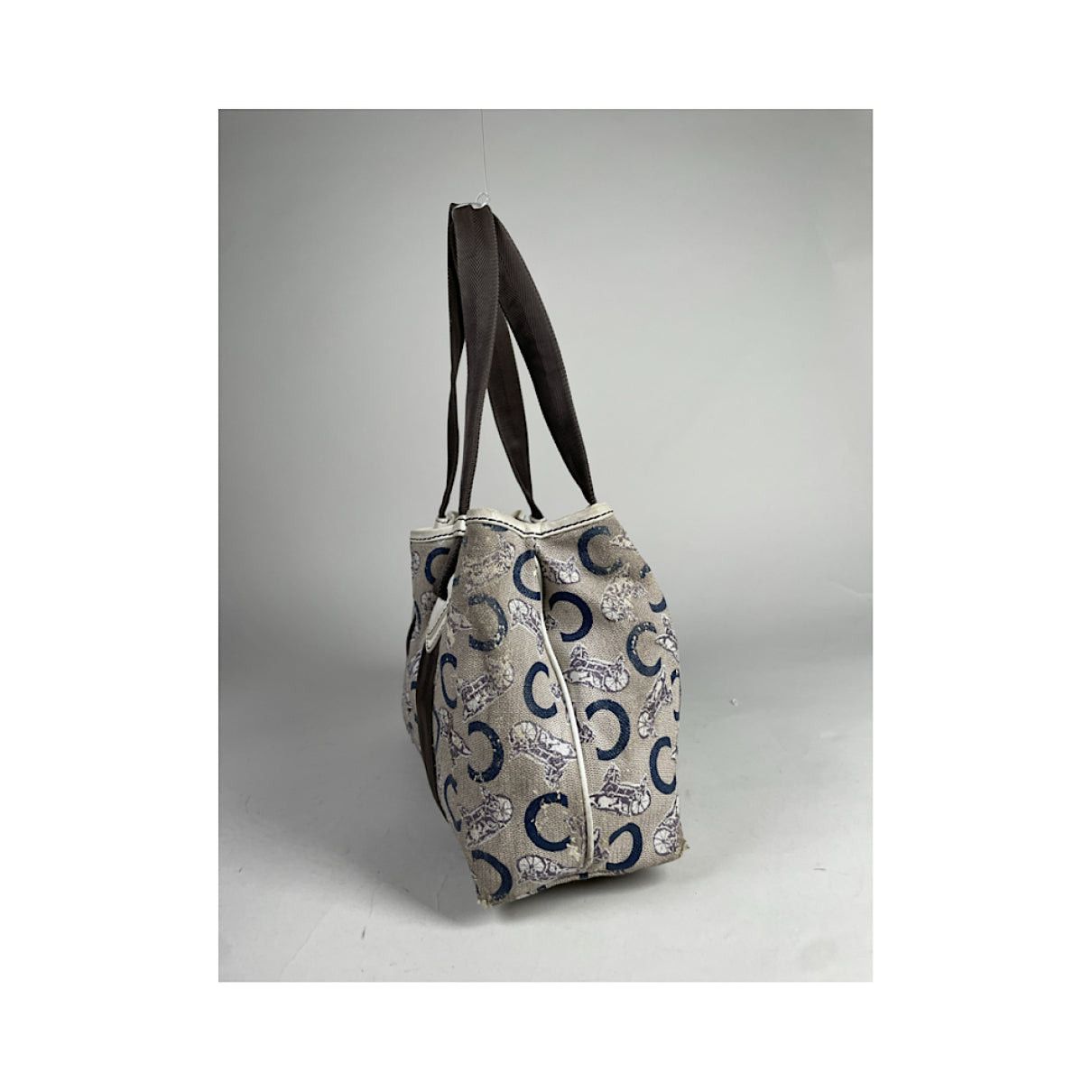 Celine Cabas White Leather Handbag Size ONE SIZE - 5 Thumbnail