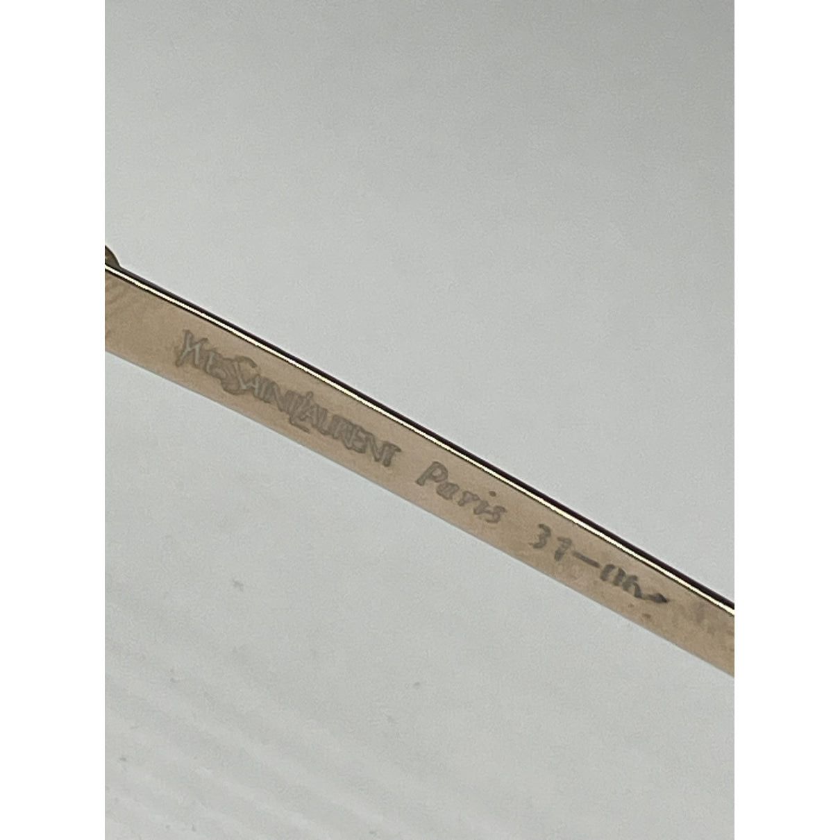 Yves Saint Laurent Gold Metal Sunglasses Size ONE SIZE - 5 Thumbnail