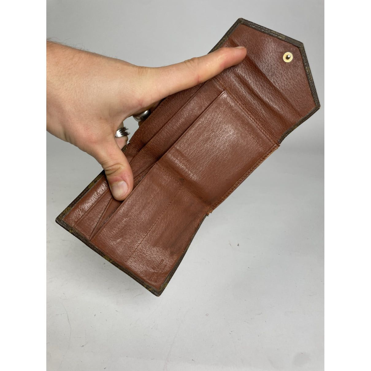 Louis Vuitton Flore Brown Leather Wallet Size ONE SIZE - 4 Thumbnail